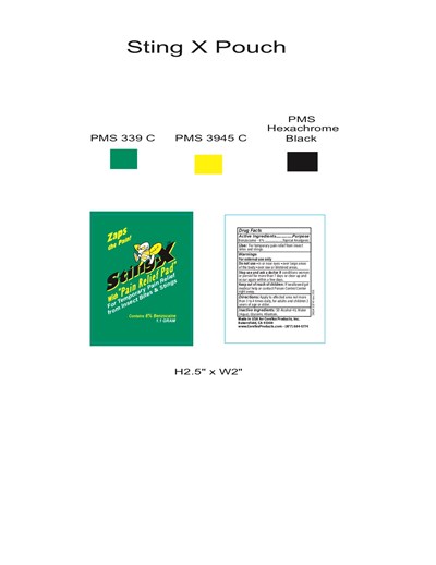 Sttingx Label (Sting X Pouch 1119)